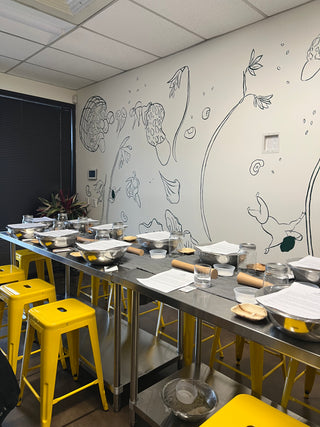 Miso workshop set up at Shared Cultures