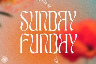 Promotional flyer for J-SEI Sunday Funday event