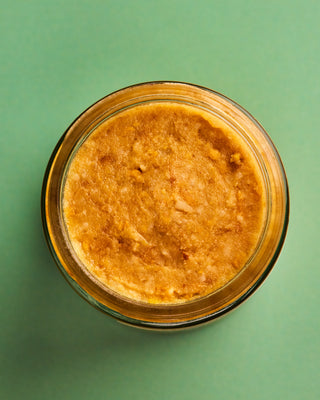 Open jar of Corn Miso