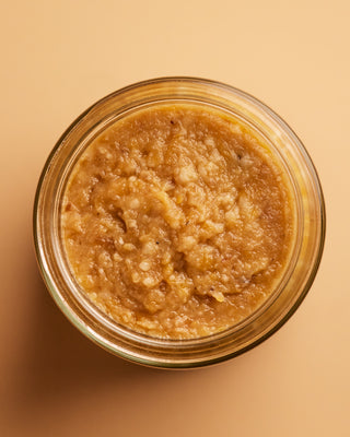 Open jar of Matsutake Mushroom Miso